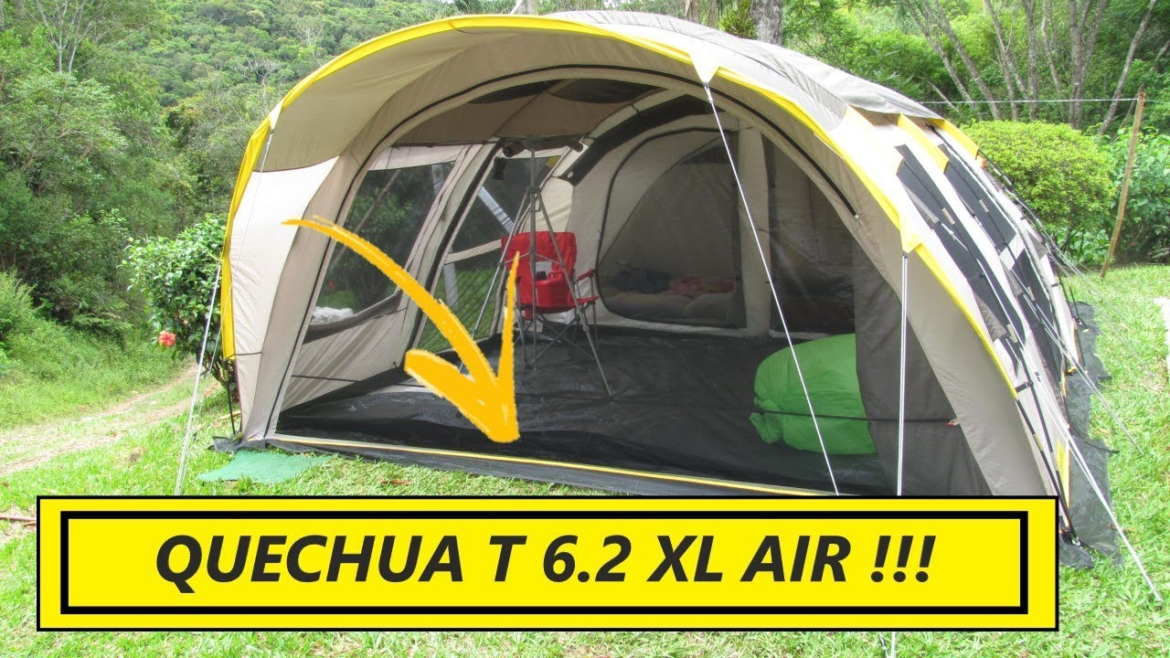 Barraca Quechua T 6.2 XL AIR - Demonstração!!!!