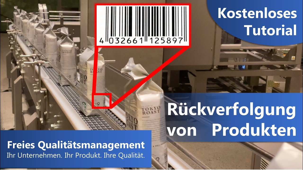 Rückverfolgbarkeit von Produkten, Chargen und Teilen