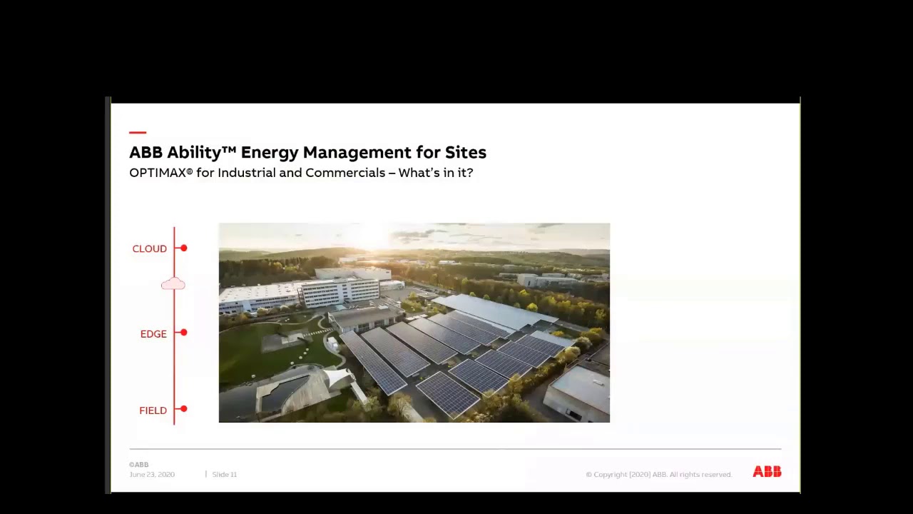ABB TechTalks: ABB Ability™ Energy Management OPTIMAX®. Turning  Disruption Into Opportunities.
