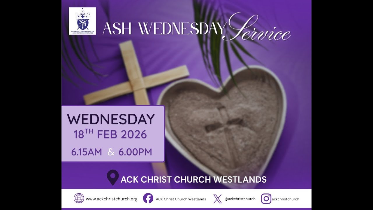 ACK Christ Church Ash Wednesday Service
