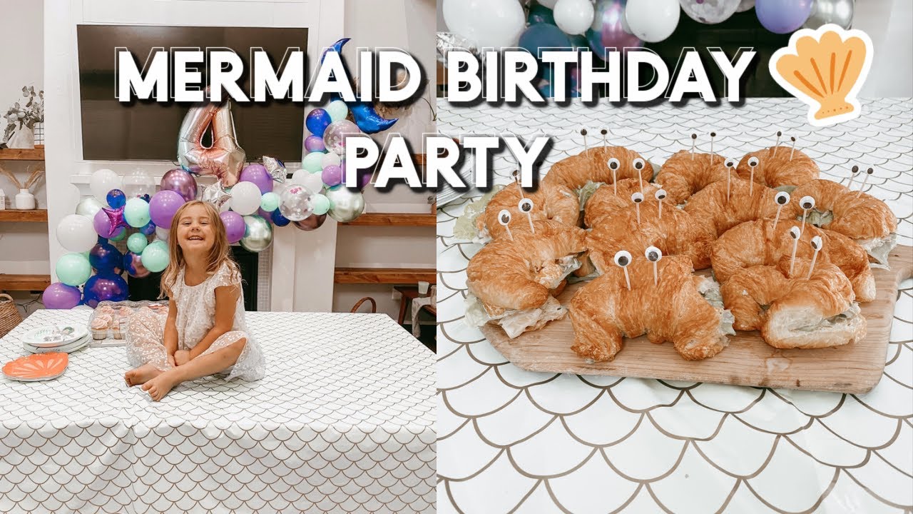 Pinterest Inspired Mermaid Birthday Party! Hallie Turns 4!