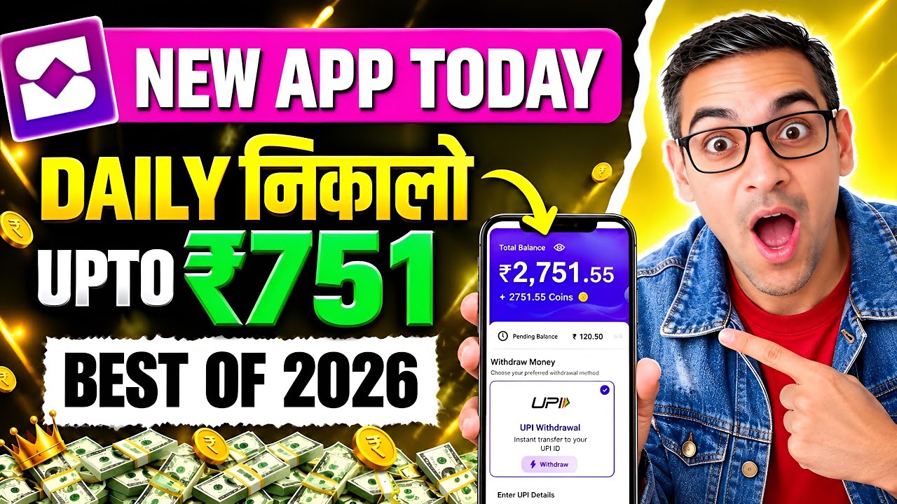 Paisa kamane wala app 2026 | NEW UPI MONEY EARNING APP | New Earning App Today