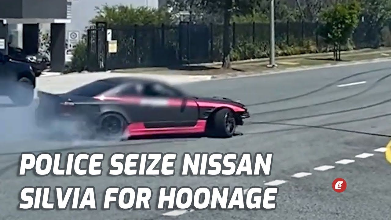 Австралийский дрифтёр задел Nissan S15 и уступил машину полиции
