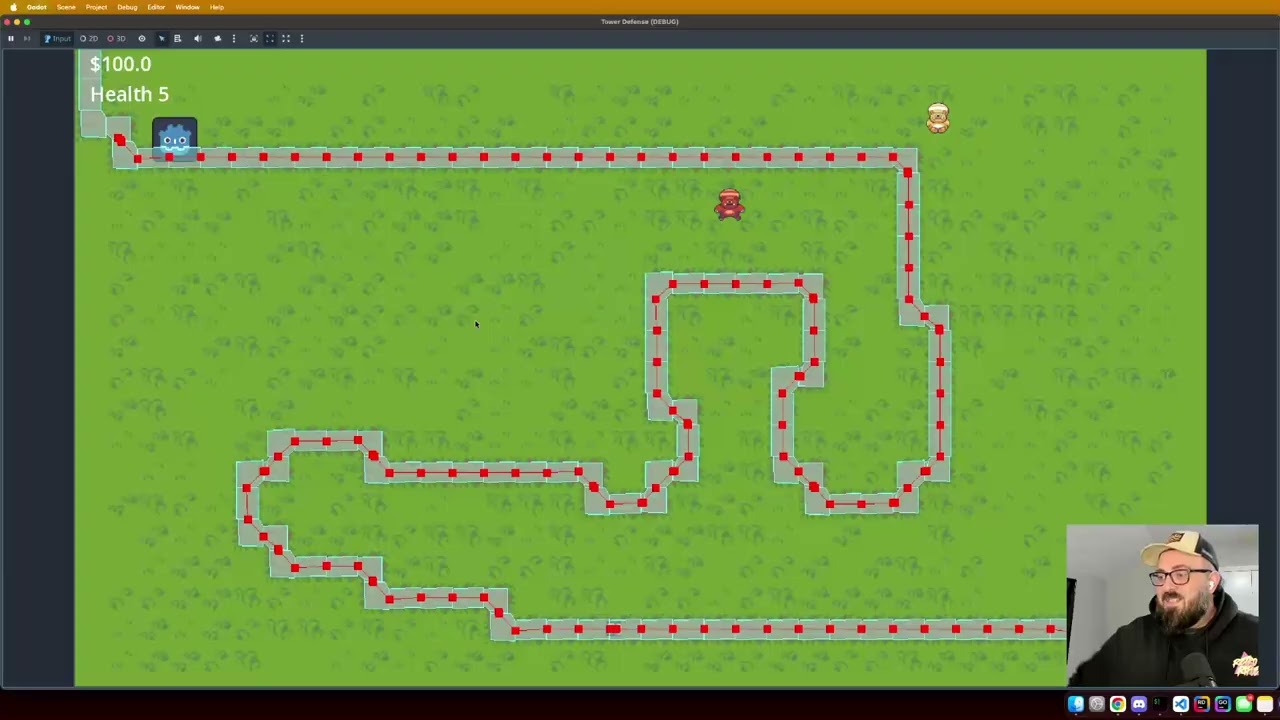 Day 23: Replacing Fixed Paths with Dynamic Navigation | Godot Tower Defense Devlog