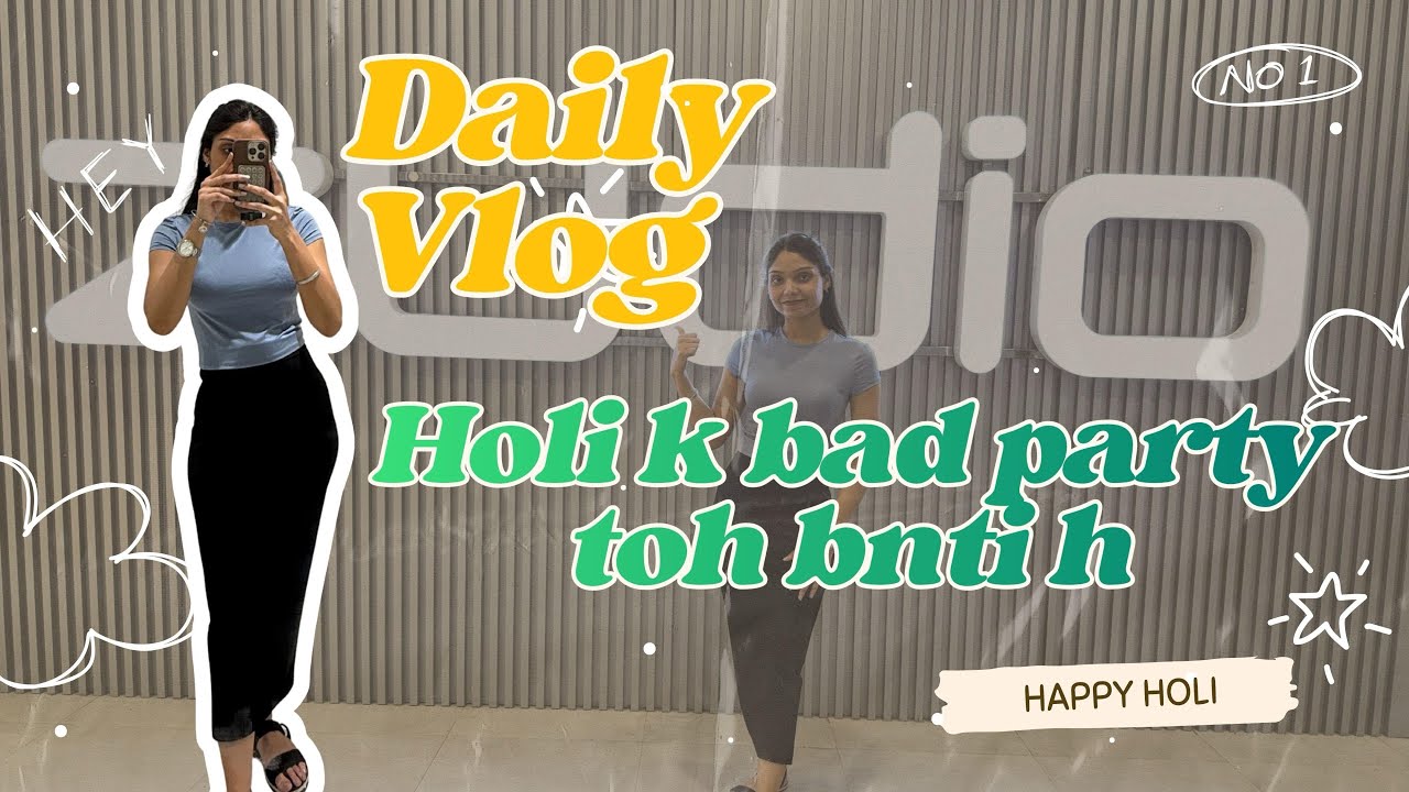 Holi ke baad outing🤩| Mall | Zudio Haul #dailyvlog #trending #viral #vlog 