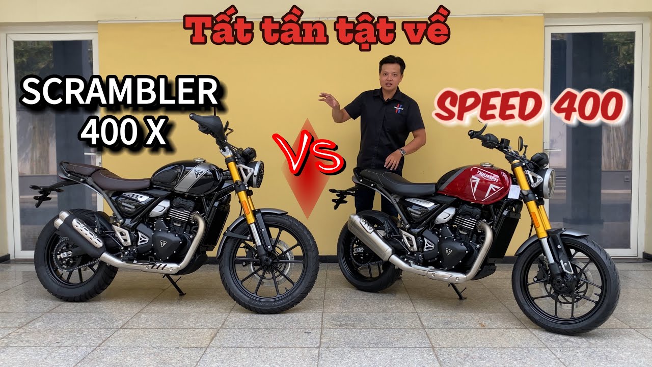 SPEED400 vs SCRAMBLER 400X: tất tần tật về 2 mẫu xe TRIUMPH 400cc mới nhất? #speed400 #scrambler400x