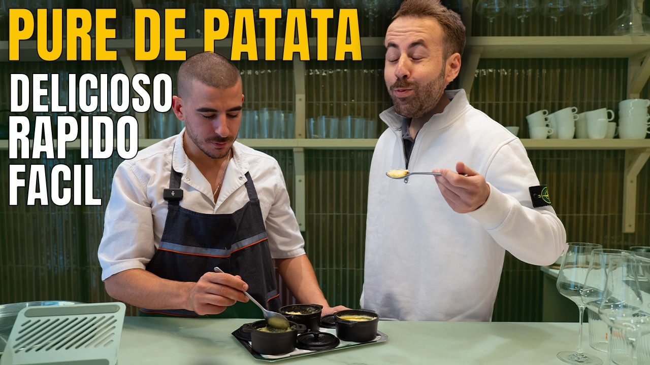 ¿Como hacer un pure de patatas profesional en casa? Untuoso, cargado de sabor, de restaurante.