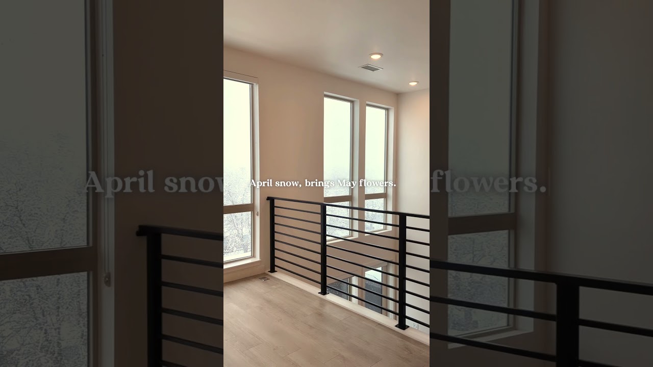 got to love the Utah weather. #realestate #utah #weather #realestate #apartment #saltlakecity #snow