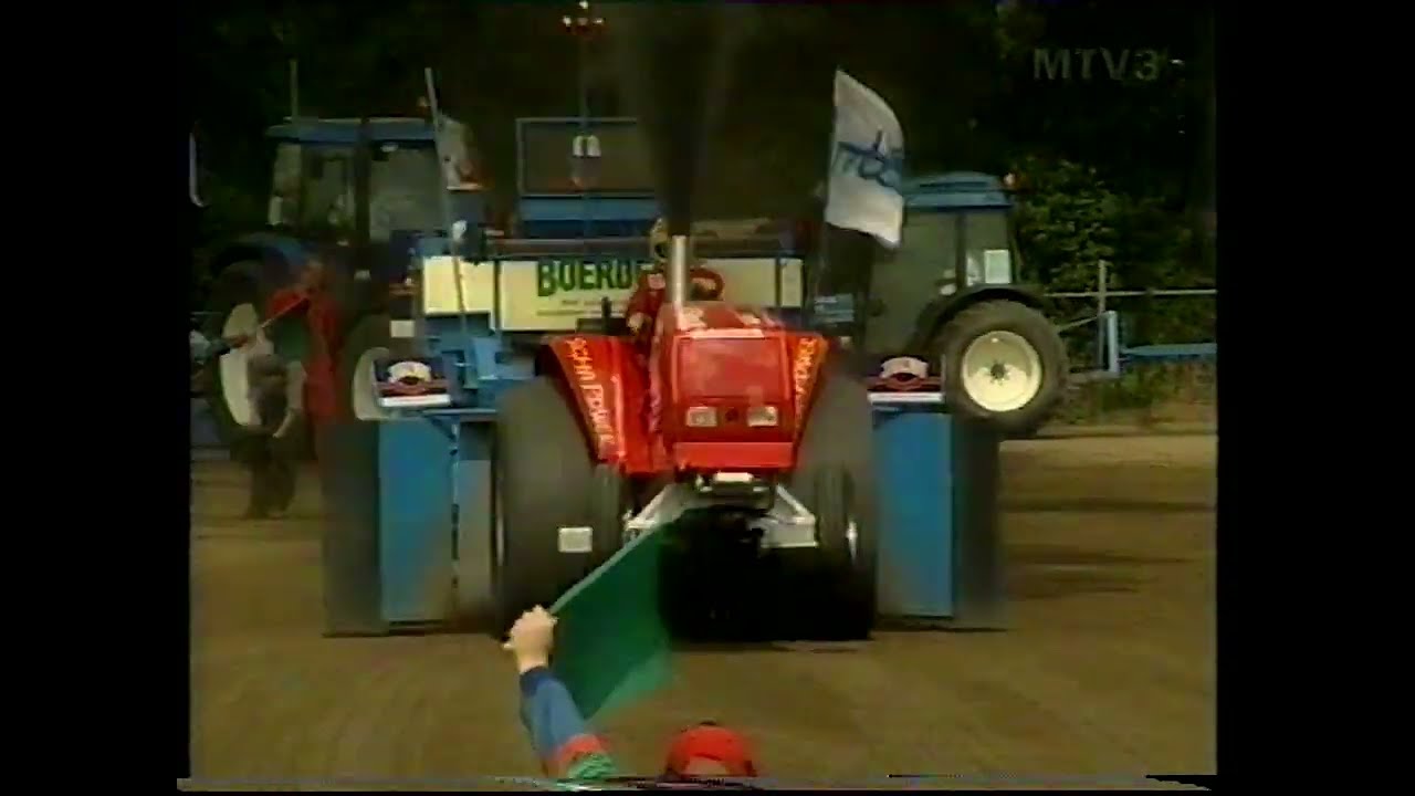 Tractor Pullingin Eurocup-sarjan kilpailuraportti Hollannista (1999)