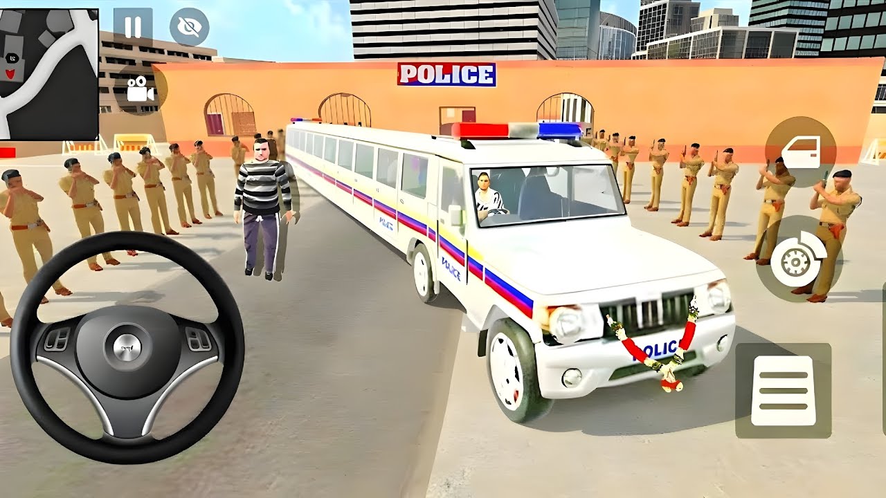 🤑Indian Thift Auto Simulator🤩Indian Showroom Purchase😯Modified Monster police car And Bike🥳Game
