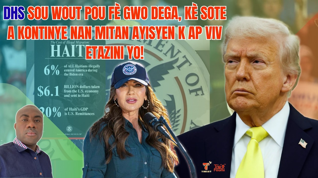 Gwo kè sote nan dyaspora, DHS fè gwo menas sou ekonomi Ayisyen an, yo pa deside banou vag menm!