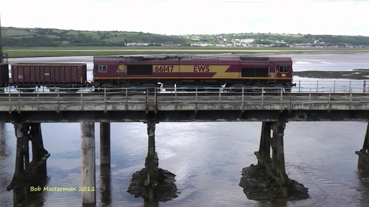 Possibly the last freight over Loughor Bridge 11/07/2012