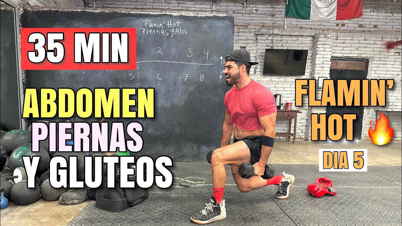 Rutina de ABDOMEN Y PIERNAS (35 Minutos) | Quema Grasa y GANA MÚSCULO