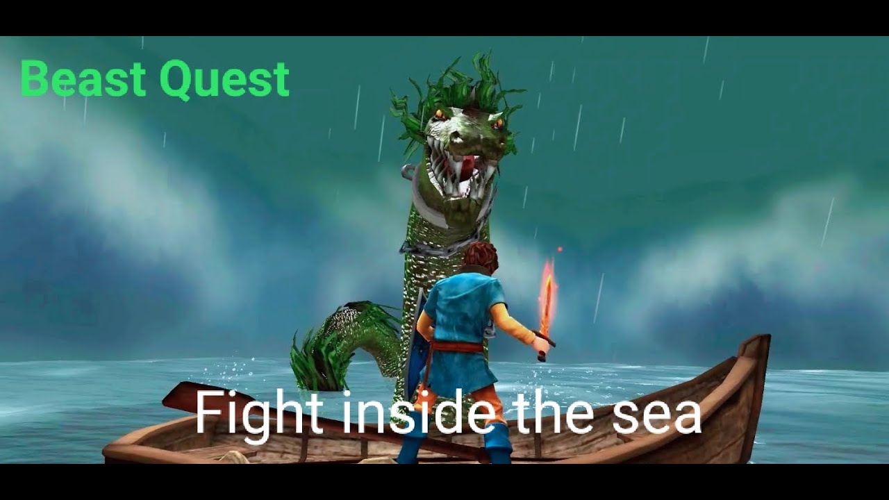 Beast Quest | Sepron Map | fight inside the sea.