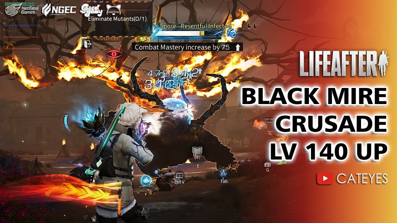 [4K]😺How LIFEAFTER F2P Players Clear New Black Mire Crusade Lv 140 up 💥 Full Game Tips Walkthrough