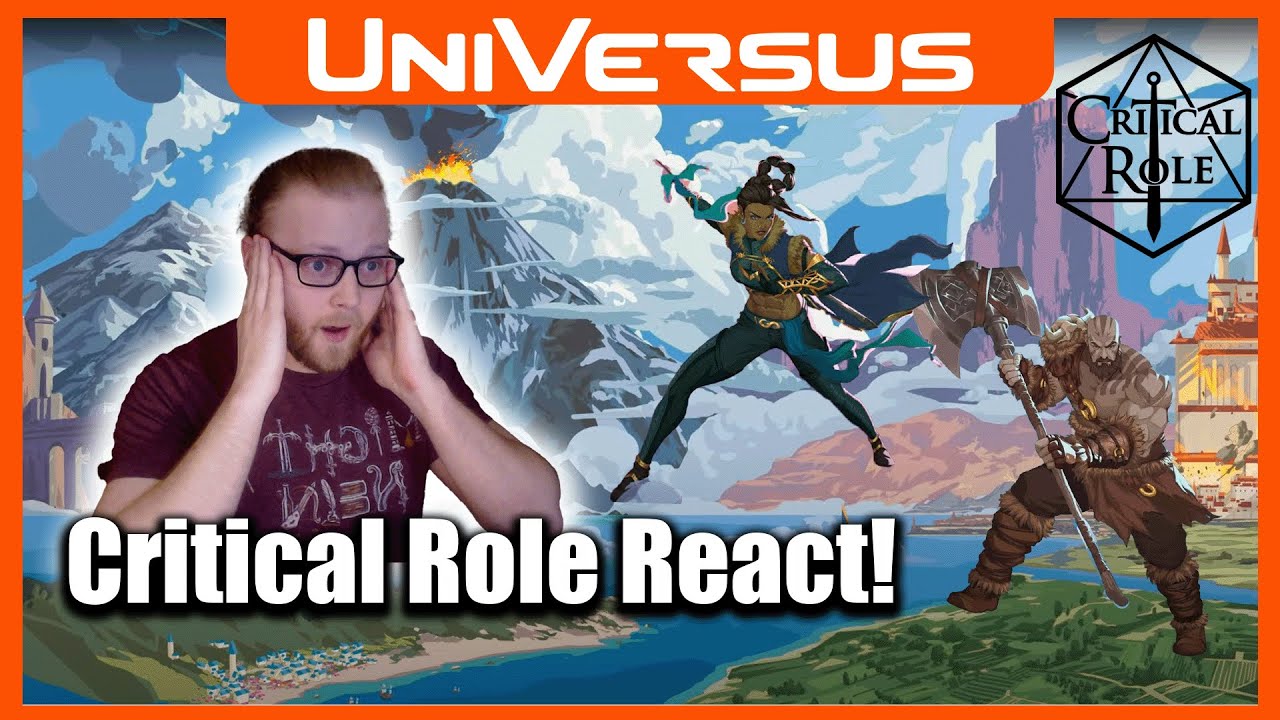 New Critical Role Trailer! | UniVersus Critical Role Heroes of Exandria Trailer React