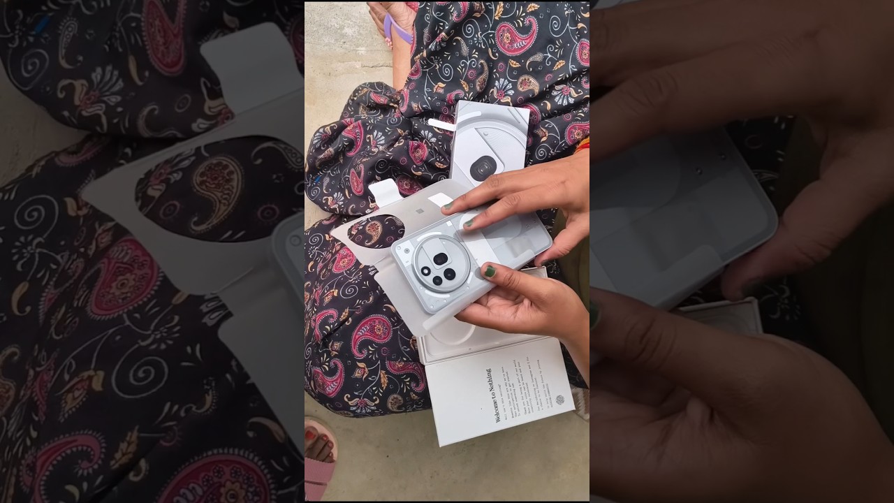 Nothing phone 3a pro unboxing 🤩 #nothingphone3apro #unboxing #shorts