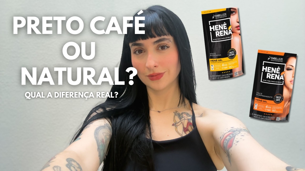 Preto Café ou Preto Natural? Testei os dois Henês| Minha opinião sincera