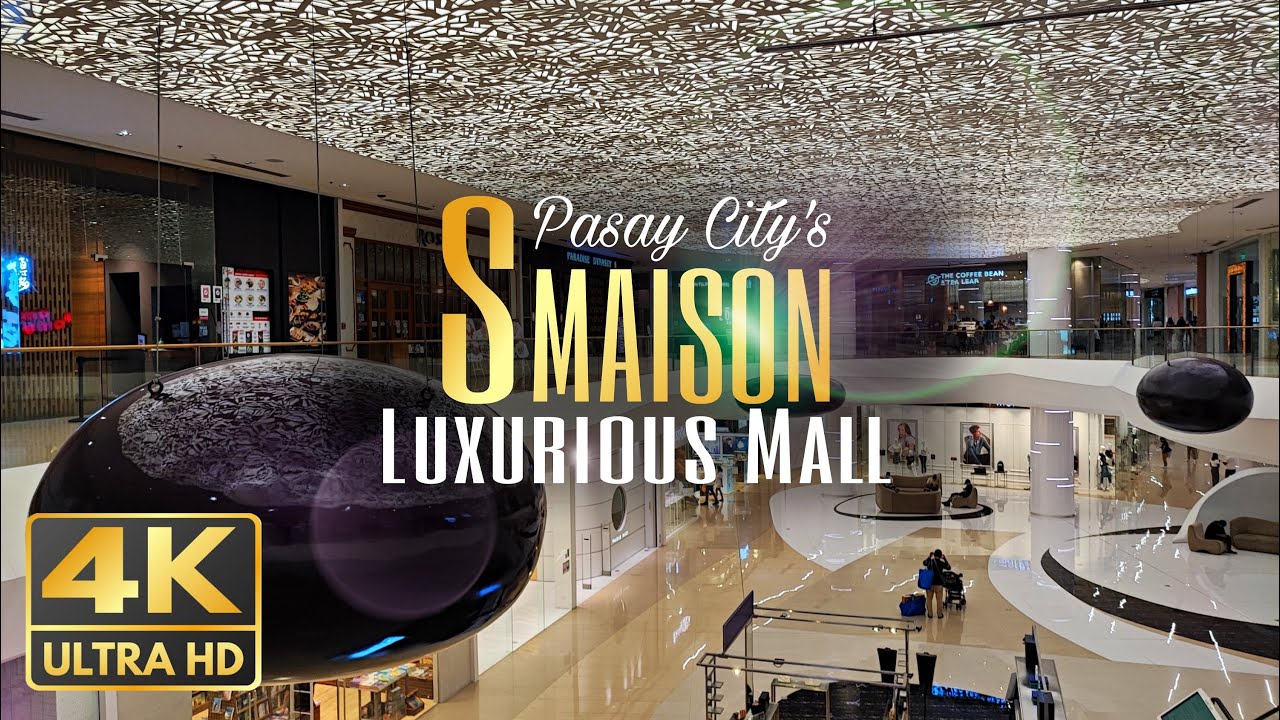 S Maison | Conrad Manila's Luxurious Mall | Pasay City | Walking Tour | 4K Ultra HD