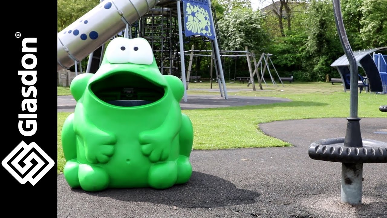 Glasdon, Inc | Froggo™ Animal-Shaped Trash Can