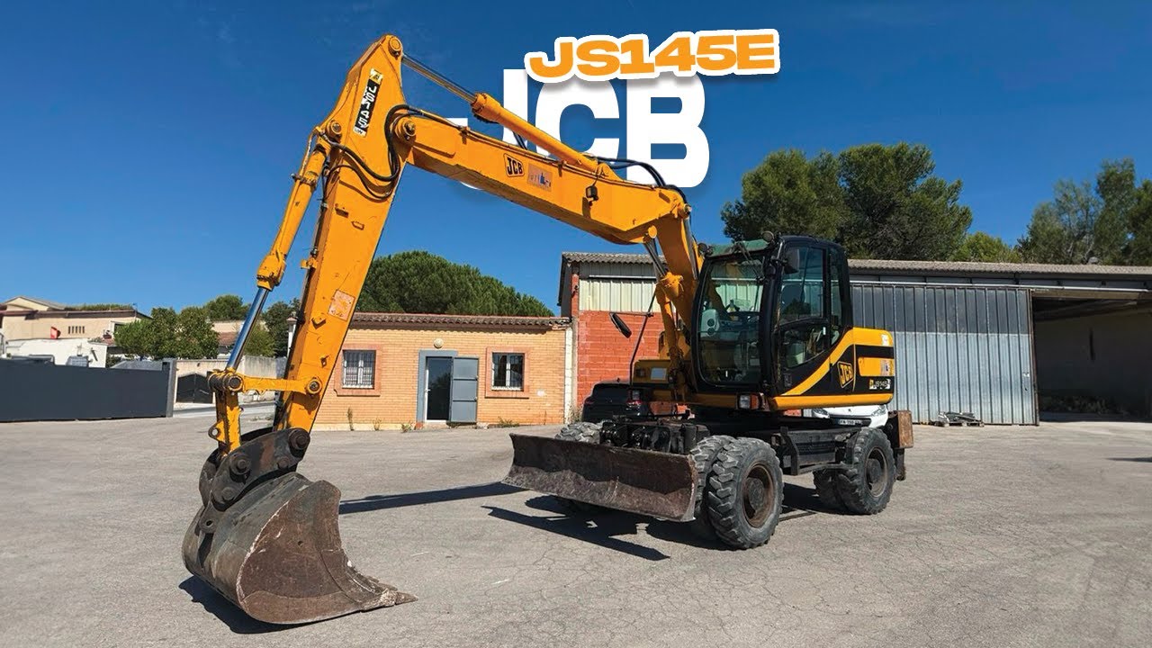 PRÉSENTATION PELLE SUR PNEUS JCB JS145E