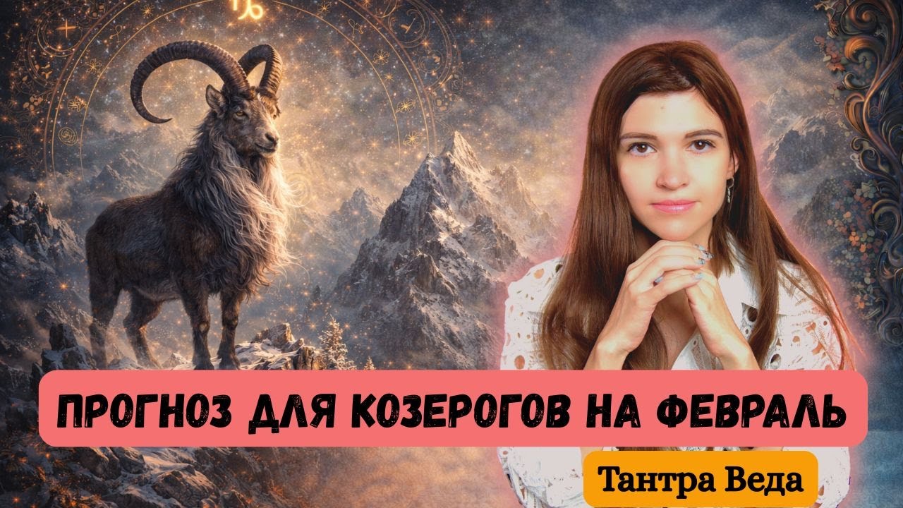 КОЗЕРОГИ - гороскоп на февраль 2026 - любовь, отношения, карьера, работа