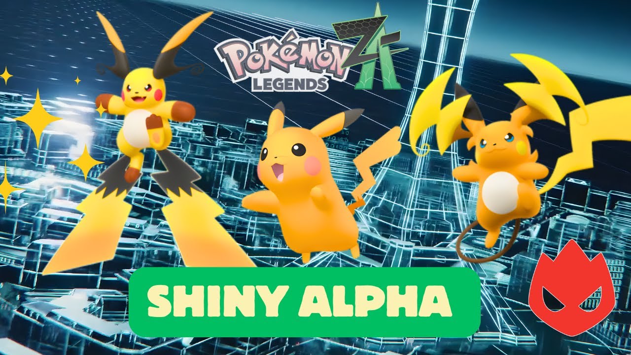 Руководство по SHINY ALPHA Pikachu — Pokémon Legends Z-A