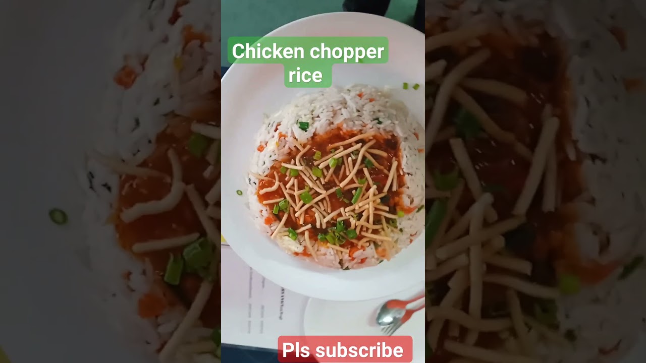 CHICKEN CHOPPER RICE COOKING SHORTS 