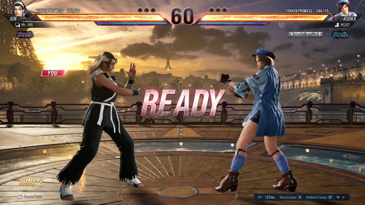 JUN KAZAMA VS ASUKA TEKKEN 8