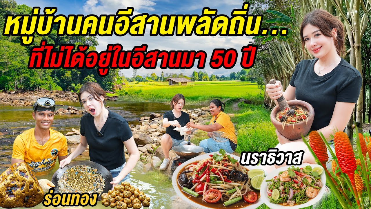 เที่ยวหมู่บ้านอีสานกลางป่านราธิวาส ร่อนทองที่ชายแดนใต้ ได้มาทั้งหมดเท่าไร? 