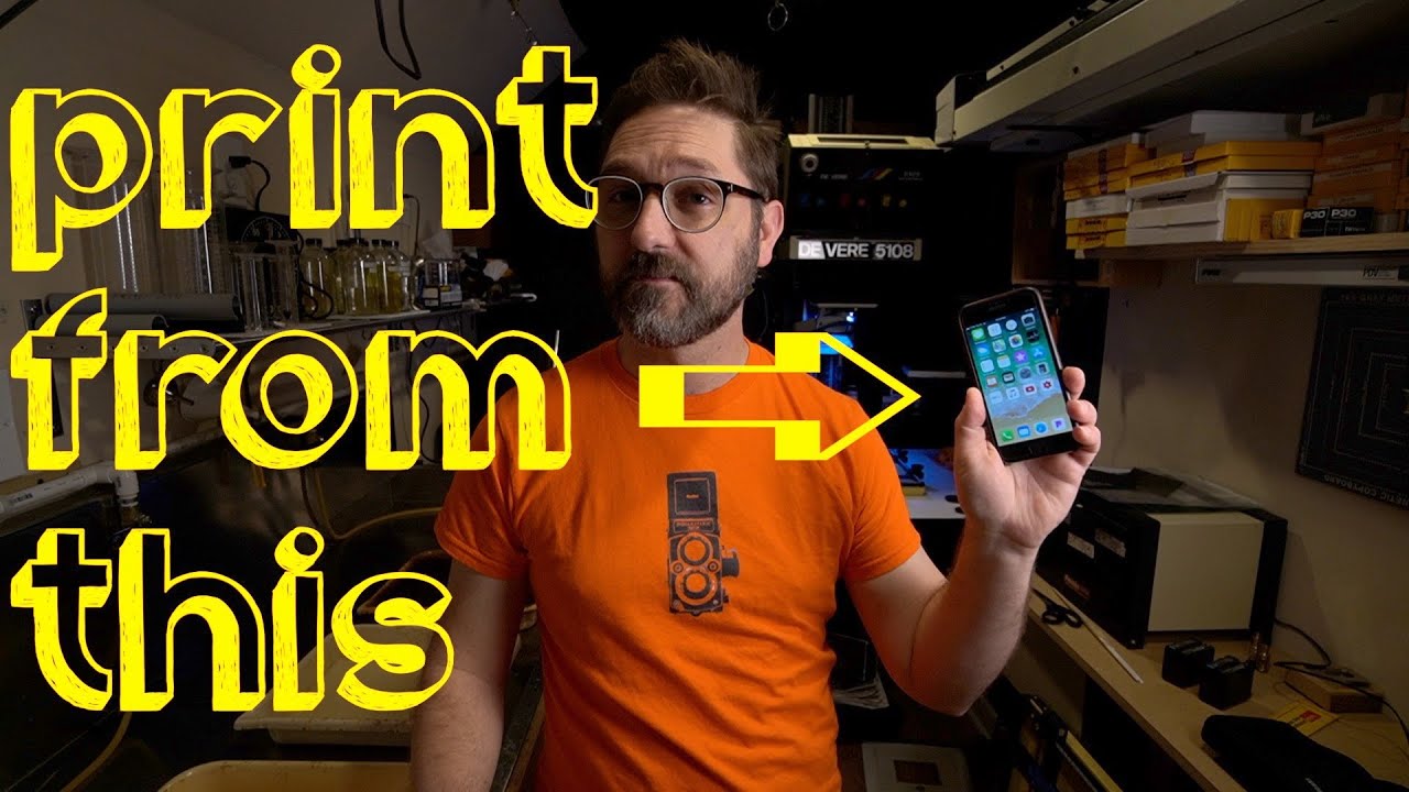 Darkroom Printing From Your Smartphone