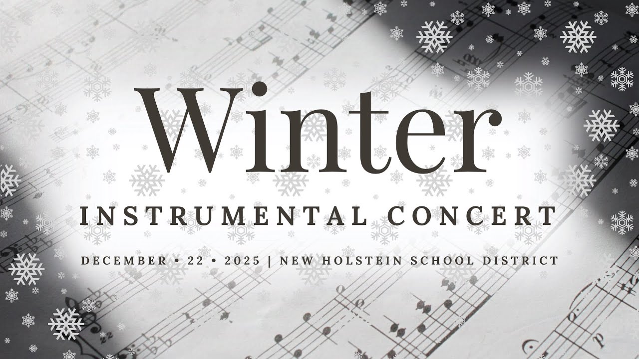 2025 New Holstein School District, High School and Middle School, Winter Instrumental Concert
