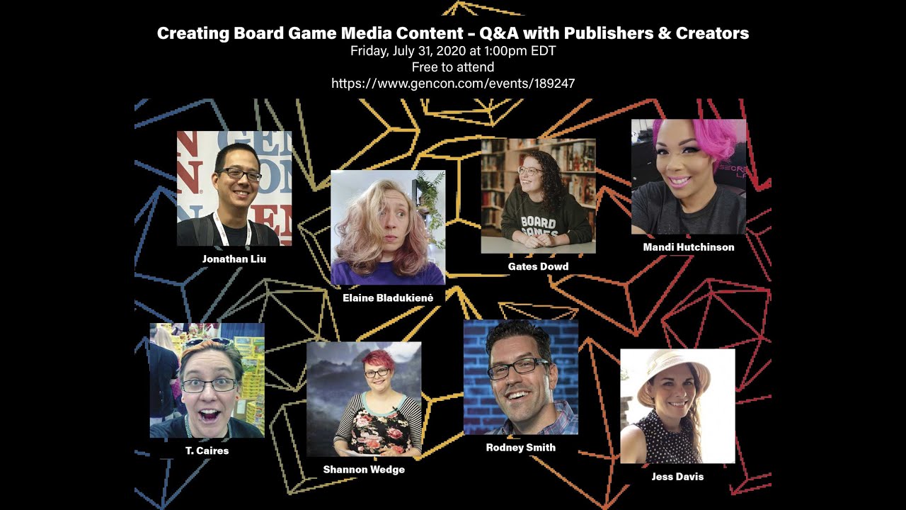 Creating Board Game Media Content - Q&A with Publishers & Creators