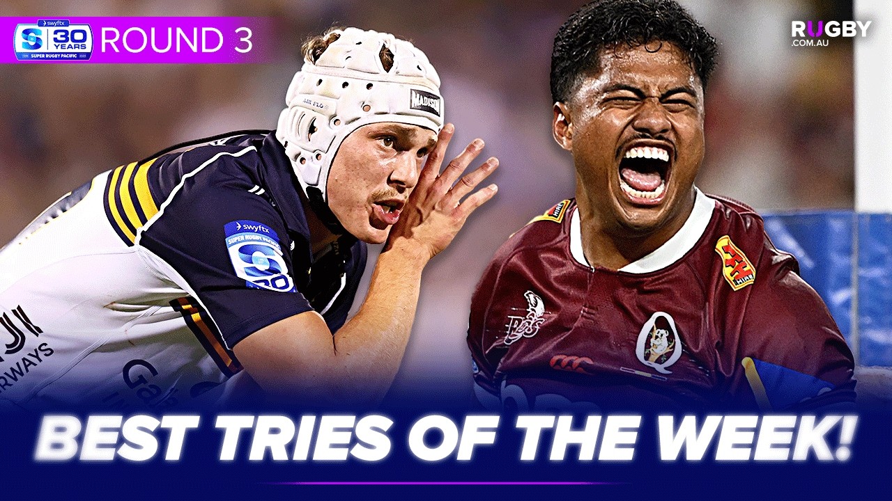 Лучшие попытки недели из 3-го тура Тихоокеанского дивизиона Супер Регби 😤 | Основные моменты