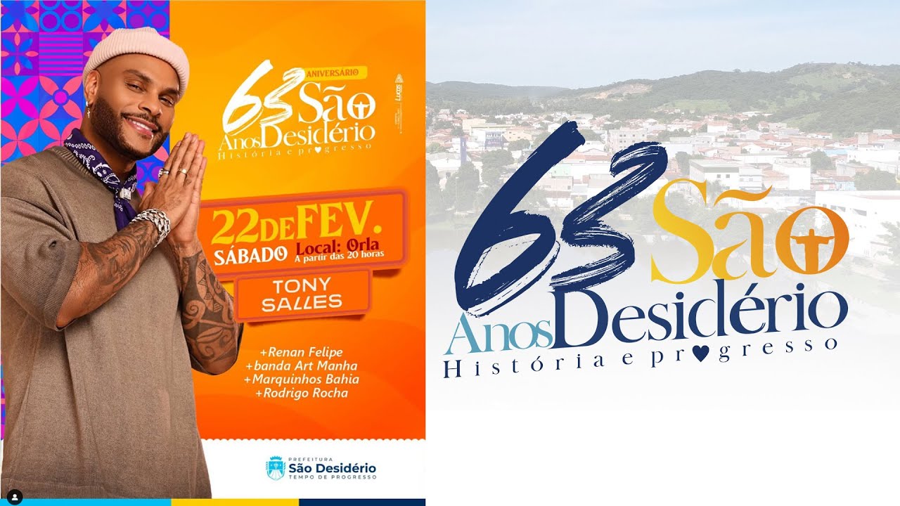 Aniversário da nossa linda São Desidério - Tony Salles 2025