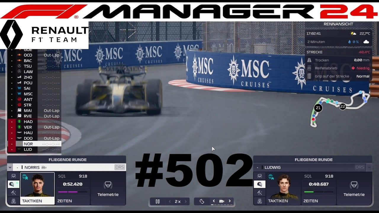 Liegen enge Straßen uns besser im Quali? #502 -F1 Manager 24-