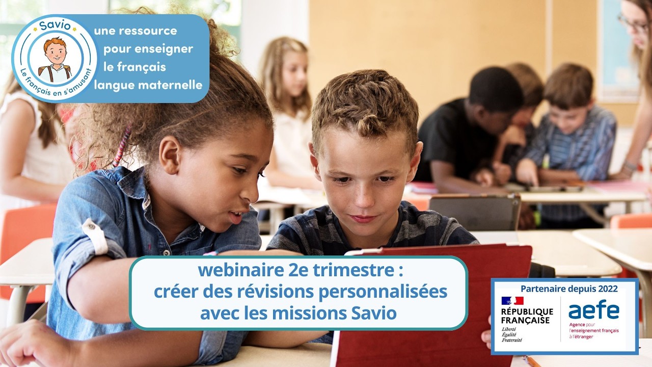 Créer des révisions personnalisées avec Savio - Webinaire 22 janvier 2026
