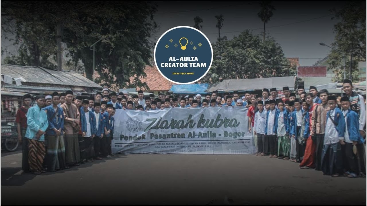 Dokumentasi Agenda Tahunan Ponpes Al - Aulia Al - islamy Cemplang, Bogor. Ziarah Makam Waliyullah