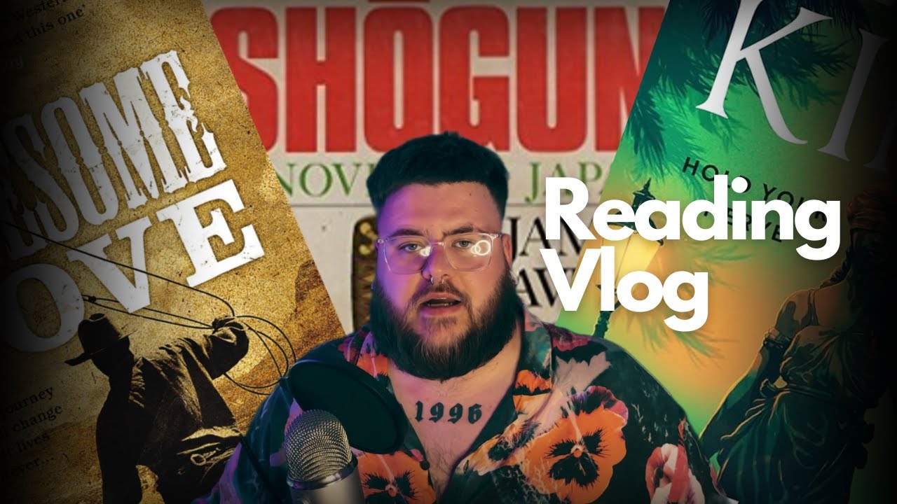 Reading Update Vlog - Lonesome Dove, Stephen King, Robin Hobb & More