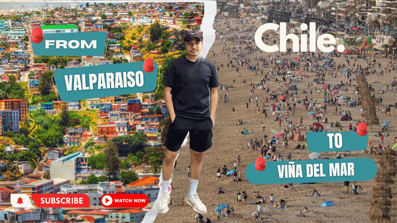 Chile Vlog: Getting to Vina Del Mar from Valparaiso by Train | Step by Step Guide