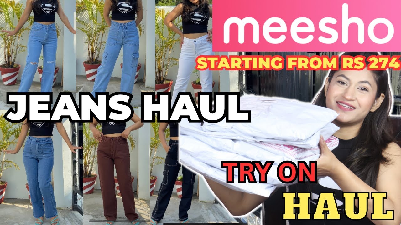 Huge Meesho JEANS HAUL | Starting From Rs274 | Try On Haul | Anju Tomar|