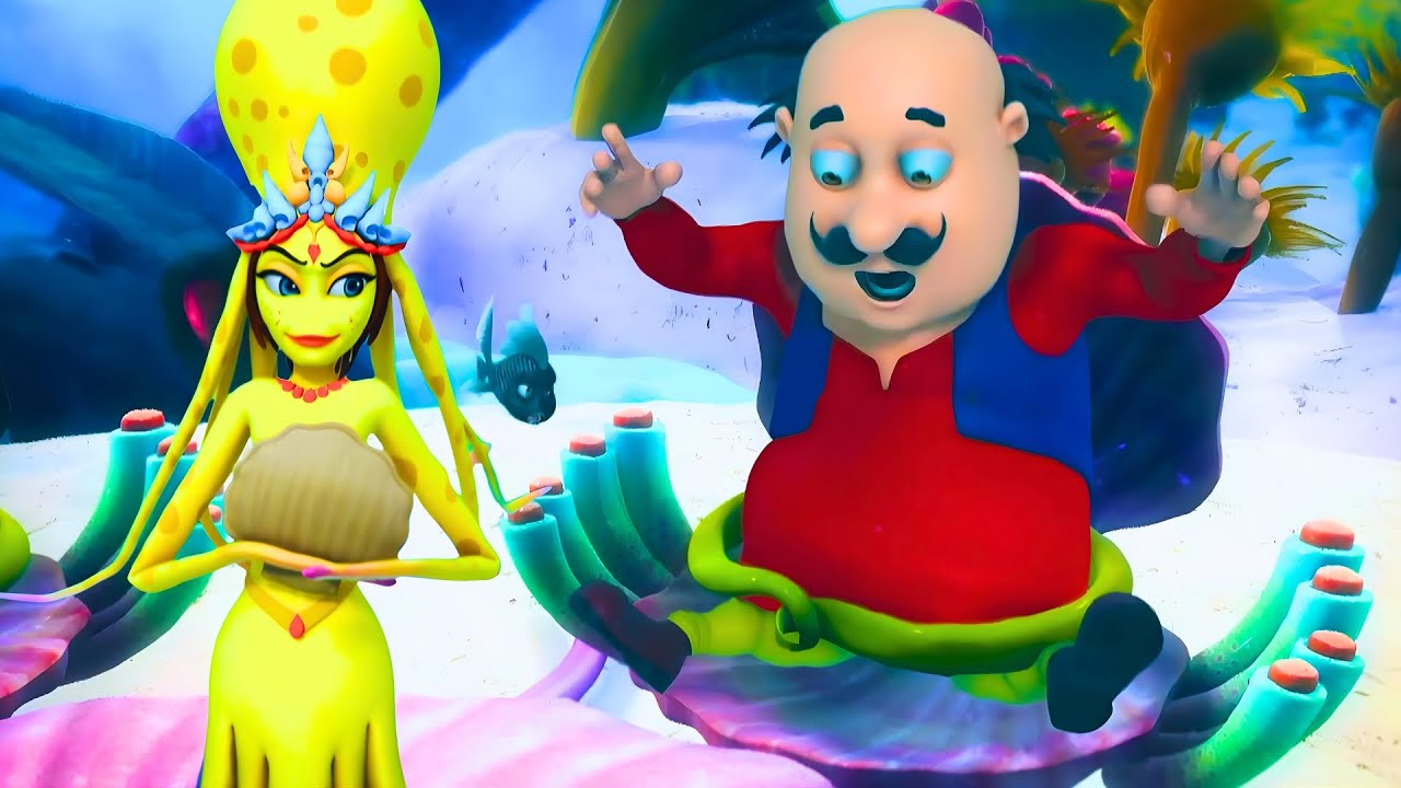 Motu Patlu'কে ধোঁকা দিল Octopus Queen! | Motu Patlu in Octupus World