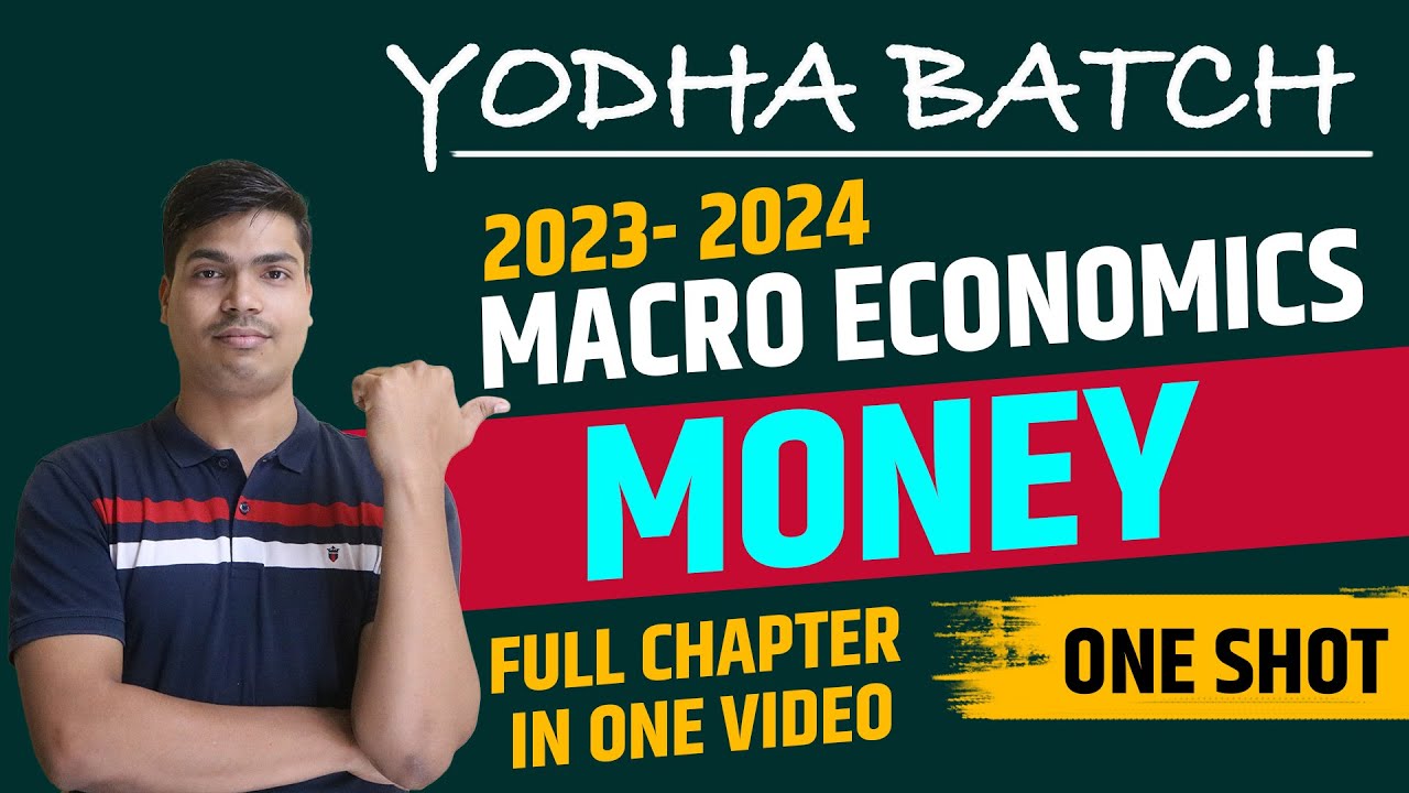 Money | One shot Class 12 Macro economics. Full chapter in 1 video | Easiest Explanation | Bioard 24