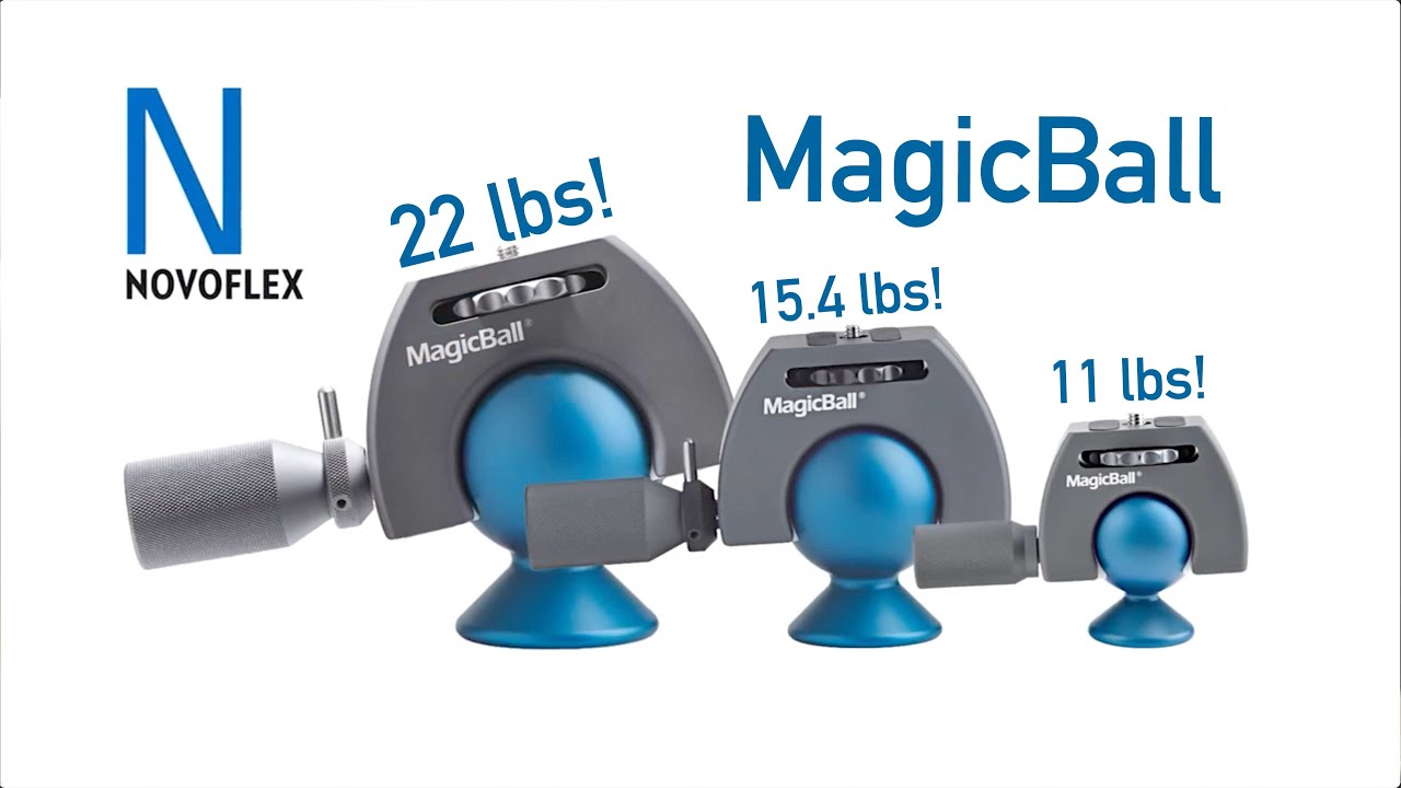 The Mighty Magic Ball  NOVOFLEX Tripod Ballhead for Photography Holds up to 22 lbs!