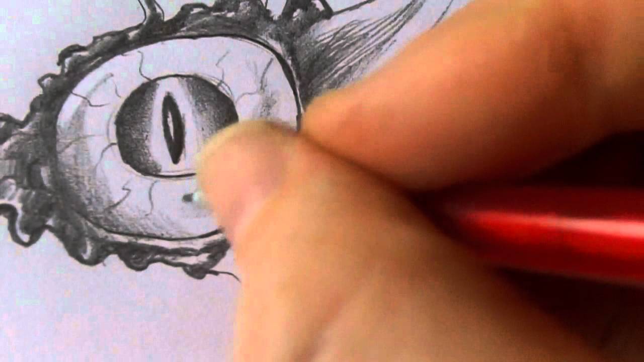 Drawing A Demon Eye
