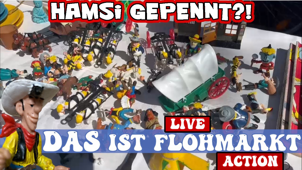 RTT #106 : Hamsi gepennt?! Sammlung liegt mittags auf dem Dorfflohmarkt rum 🙈🙉🙊
