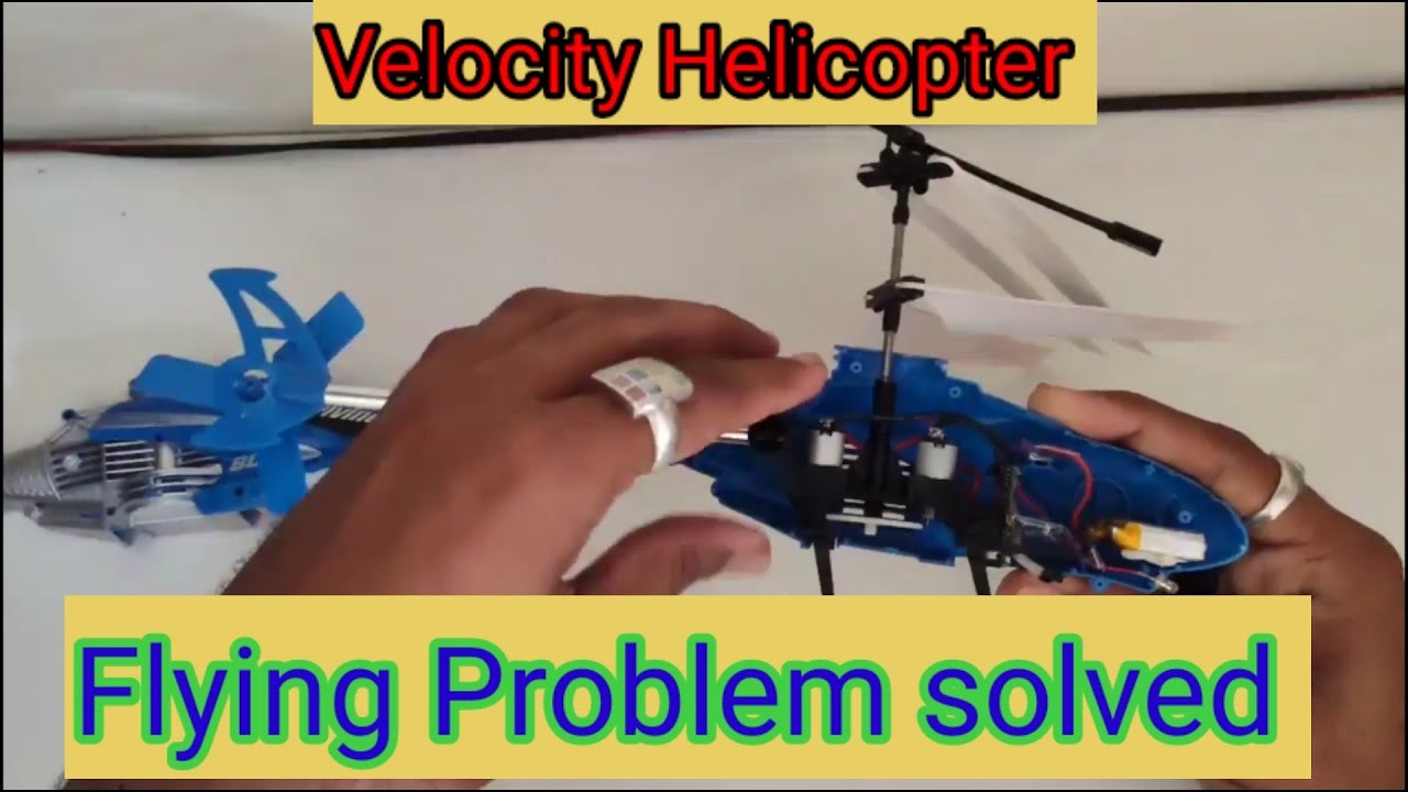 velocity helicopter ko repair kaise kre  I Flying Problem Solved by RC Tech and Tips #repair