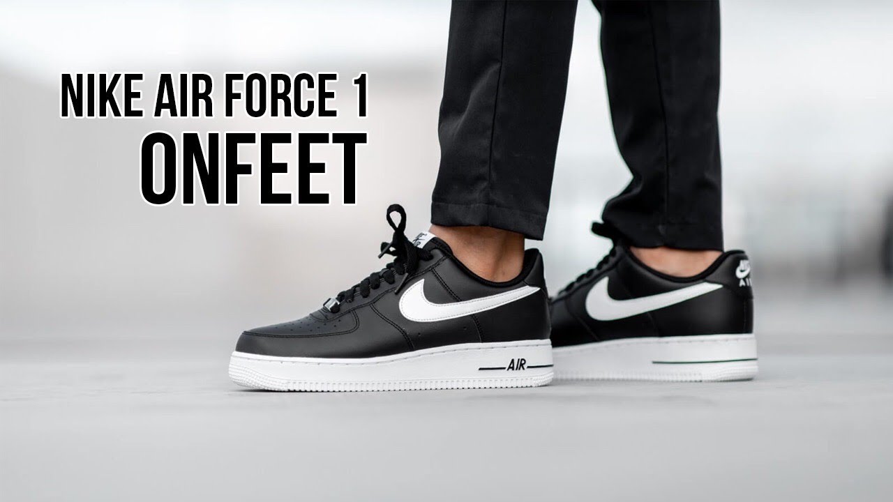 Onfeet Nike Air Force 1 AN20 Black White (CJ0952-001) Review | sneakers.by