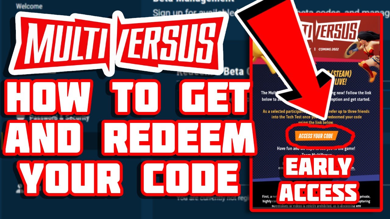 MultiVersus How To Redeem Your Code For Open Beta Early Access! PS4, PS5, Xbox, & PC (From Twitch)