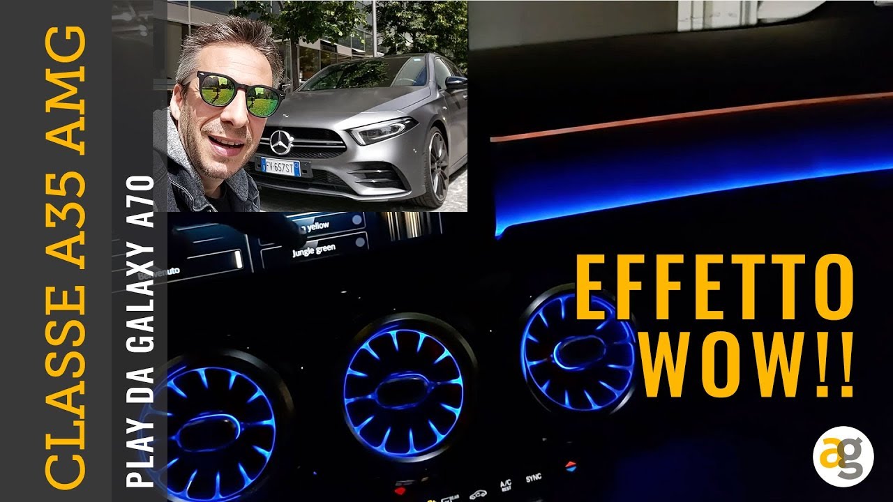 La TECNOLOGIA di MERCEDES Classe A 35 AMG  PLAY da GALAXY A70